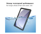 Waterproof Case For Samsung Galaxy Tab A9 Plus 10.9 inch 2023 Model SM-X210/X216/X218 with Built-in Screen Protector, Shockproof Protection Case with Strap