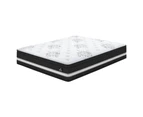 STARRY EUCALYPT Mattress Pocket Spring Queen Size Latex Euro Top 34cm Bethany