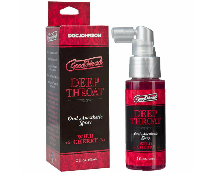 59 Ml  Wild Cherry Flavoured Goodhead Deep Throat Spray