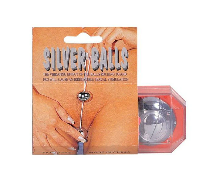 Seven Creations Metallic Duo Ben Wa Balls Plastic - Silver