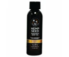 Hemp Seed Massage & Body Oil - Dreamsicle (tangerine & Plum) Scented - 59 Ml Bottle