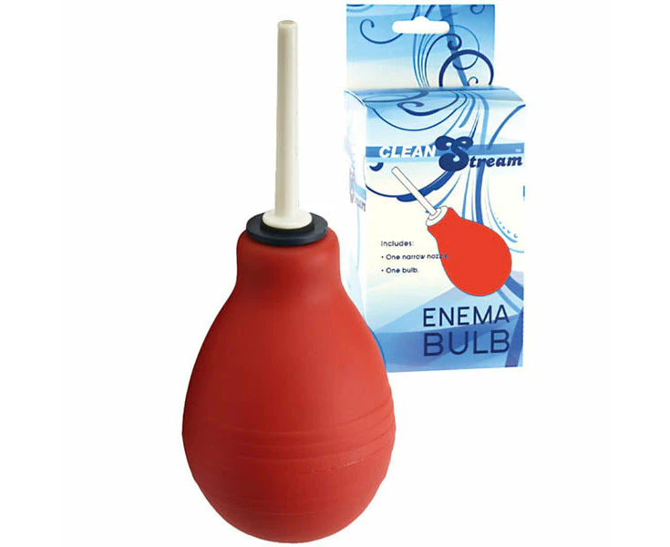 Bulb Anal Clean Enema Red