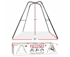 Fetish Fantasy Series Fantasy Swing Stand - Black Swing Stand (No Swing Included)