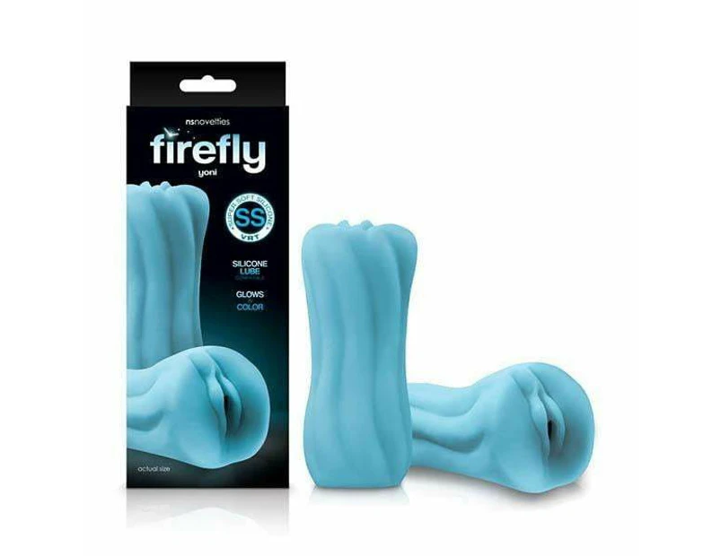 Firefly Yoni Glow In Dark Blue Vagina Stroker