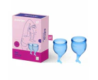 Feel Secure Menstrual Cup Dark Blue 2pcs