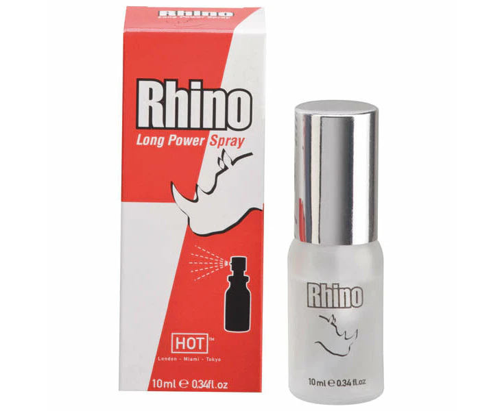 Hot Rhino Long Power Enhancer Spray For Men 10 Ml Bottle