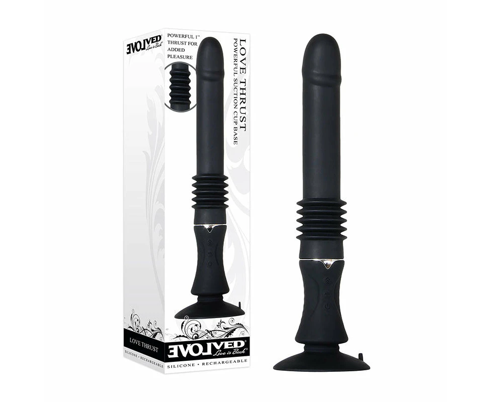 Love Thrust Sex Machine Black Vibrator