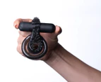 Maia Jagger USB Rechargeable Vibrating Erection Enhancer Ring - Black