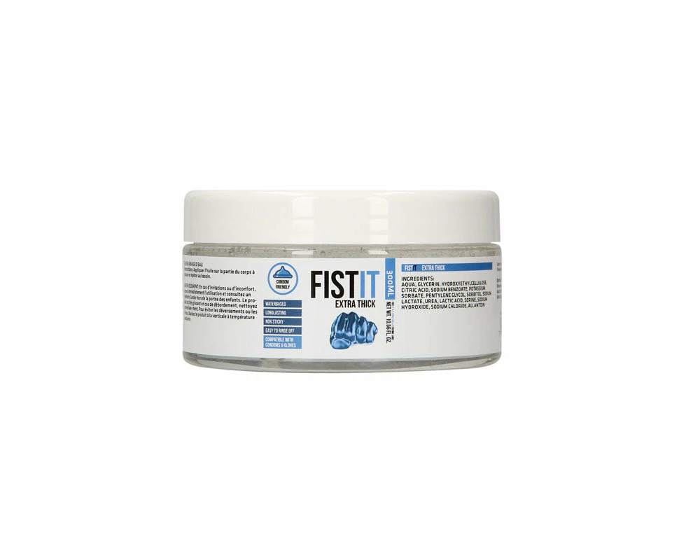 PHARMQUESTS Fist-It Extra Thick - 300ml - Thick Water Based Lubricant - 300 ml Tub