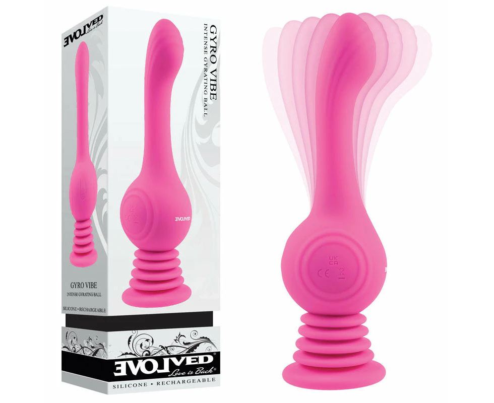 Evolved Gyro Vibe Pink Usb Rechargeable Super Vibrator