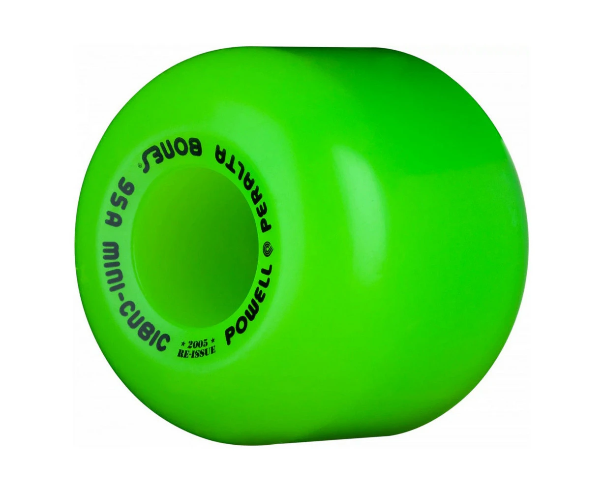 Powell Peralta Mini Cubic Green 64MM x 95A Skate Wheels