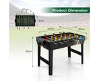 Costway 4in1 Foosball Game Soccer Table Set Multi-fuction Games Table  w/Soccer/Air Hockey/Billiards/Table Tennis