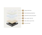 Bedra King Single Mattress Luxury Foam Bed Firm Pocket Spring 30cm