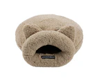 6 x SHERPA PLUSH SNUGGLER PET BEDS CAMEL Cats Training Slimline Super Soft Beds One Size fits Most crates heavy duty peep hole