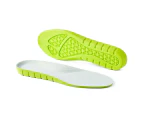 Memory Foam Insoles for Sneakers Comfort Inner Sole Arch Support Shoe Pads Men Women Breathable Sports Running Shoes Cushion - Green white