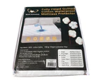 Home Essential Fully Fitted Waterproof 100% Cotton Quilted Mattress Protector All Bed Sizes
