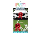 Giant Red Car Gift Bow Party Decorate Large Birthday Christmas Foil Metallic