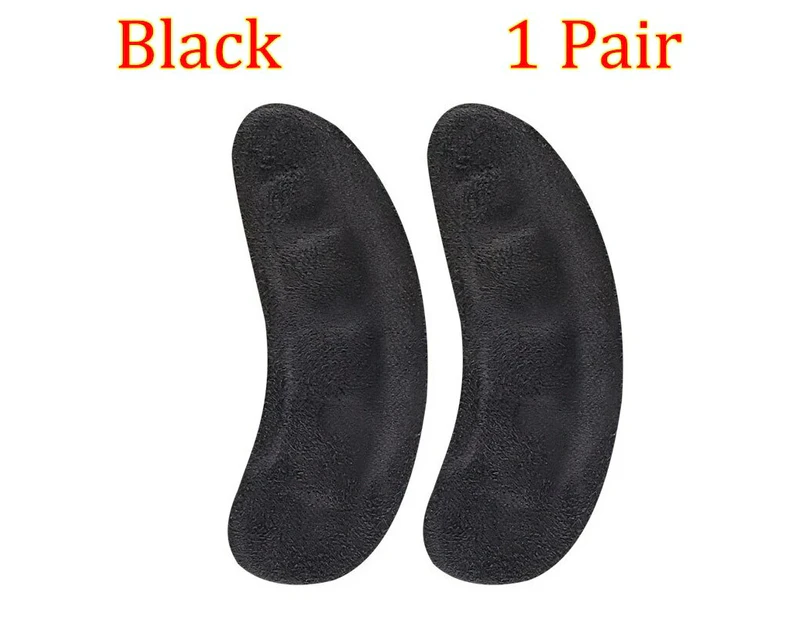 Silicone Anti-Slip Forefoot Women High Heel Pads Pain Relief Insoles Self-adhesive Gel Inserts Sandals Slippers Shoes Foot Pad - Black-1 pair