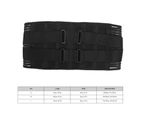 Waist Compression Brace High Elasticity Back Support Protection Belt For Fitness Sports M
