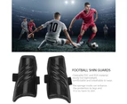 1 Pair Child Football Sports Shinguards S Soccer Ball Shin Guards Legs Protector Black
