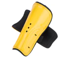 1 Pair Adult Child Football Sports Shinguards Soccer Ball Shin Guards Legs Protector Yellow