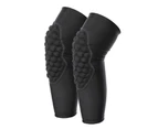 2 Pcs S Knee Pads Black Soft Breathable Lightweight Impact Resistant Sports Protective Knee Pads Knee Protector M