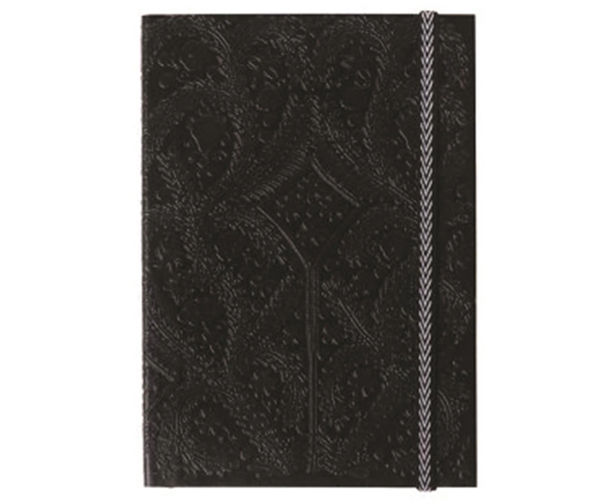 Christian Lacroix B5 Faux Leather Hardcover Paseo Emboss Journal Notebook Black