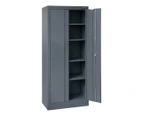 Stratco Grey Two Door Cabinet