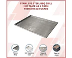 Stainless Steel BBQ Grill Hot Plate 48 X 39CM Premium 304 Grade