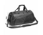 Gym Duffle Bag Waterproof Sports Weekender Bag For Men Women Travel Overnight Bag With Shoes Compartment Large Capacity Black