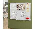 Magnetic Whiteboard 60x90cm Erase Board Marker Eraser Tray Home Office School