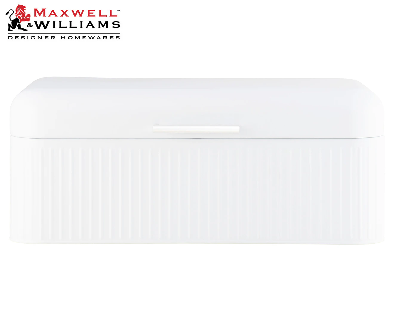 Maxwell & Williams Astor Bread Bin 42x22.5x18cm - White