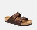 Birkenstock Unisex Arizona Leather Regular Fit Sandals - Habana