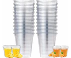800 x CLEAR PLASTIC CUPS 200mL | Reusable Party Drinking Cups Birthday Parties