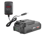 TOPEX 20V Lithium-Ion Batteries & SAA Approved Charger Kit
