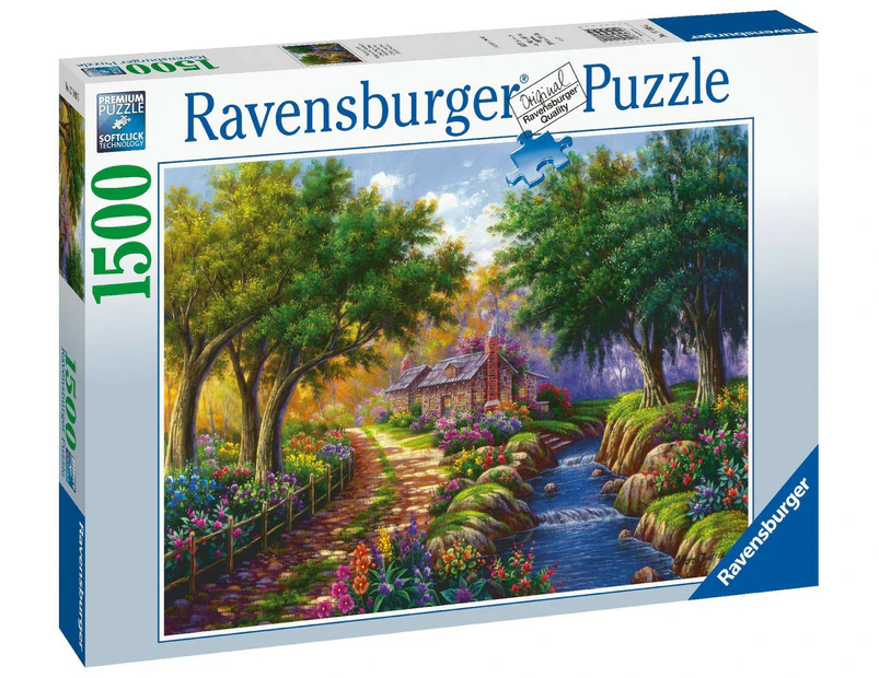 Ravensburger - Cottage by the River Puzzle 1500 Piece