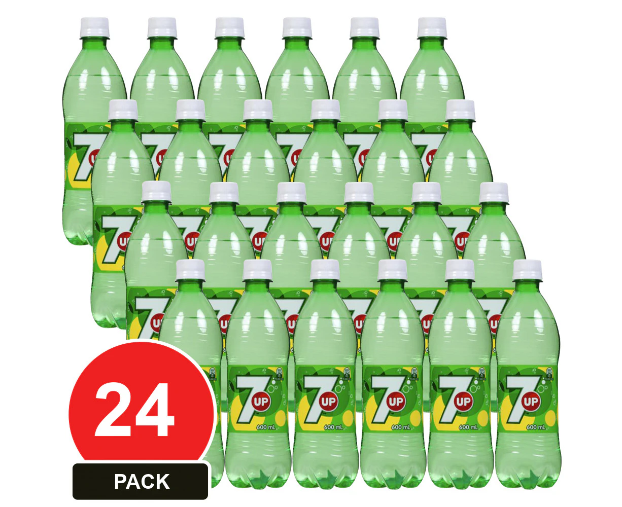 24 Pack, Schweppes 600ml 7 Up