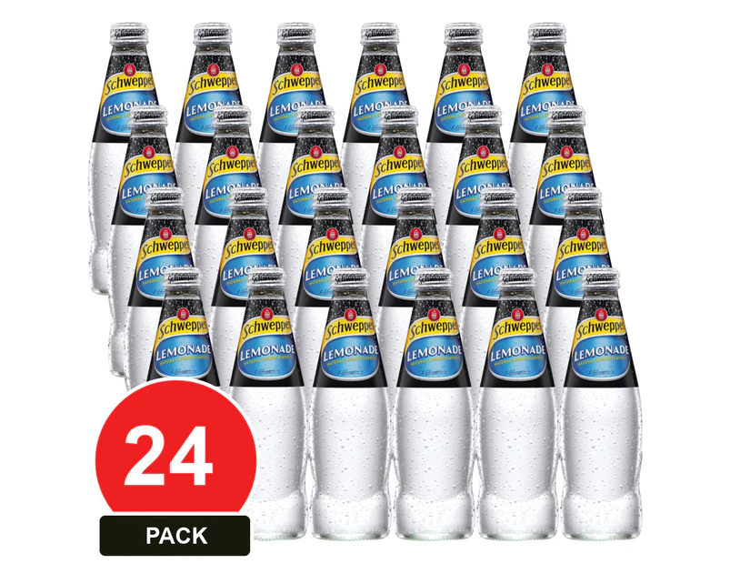 24 Pack, Schweppes 300ml Lemonade