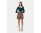 Forcast Women's Harlowe Check Mini Skirt - Multi