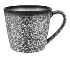 Set of 4 Maxwell & Williams 420mL Caviar Granite Conical Mugs - Black/White