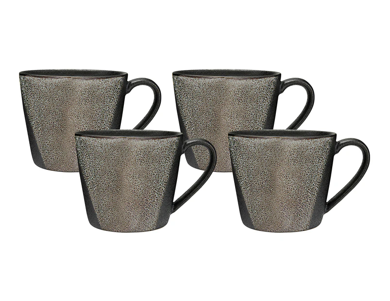 Set of 4 Maxwell & Williams 420mL Umi Conical Mugs - Seaweed