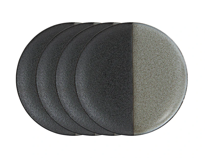 Set of 4 Maxwell & Williams 15cm Umi Coupe Plates - Seaweed