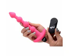Introducing The Bang Vibe Anal Beads W Remote Pink: The Ultimate Pleasure Experience For All Genders!