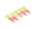 5Pcs Octopus Soft Bait Luminous 20Cm Thicken Pvc Skirt Fishing Lure For Fishing Outdoor Pink
