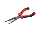 Fishing Crimping Pliers Curved Mouth Design High Hardness Anti Corrosion Multifunctional Hook Removal Pliers For Outdoor