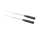 2Pcs Fishing Hook Remover Stainless Steel 17.5Cm Quick Extractor Fishing Tool Accessories With Storage Box Black
