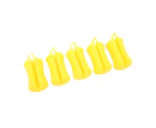 5Pcs Portable Fishing Rod Fixed Ball Silicone Reusable Fishing Rod Beam Binding Fastener For Fishing Pole Boat Equipment Accessories Yellow