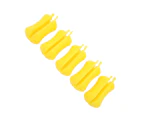5Pcs Portable Fishing Rod Fixed Ball Silicone Reusable Fishing Rod Beam Binding Fastener For Fishing Pole Boat Equipment Accessories Yellow