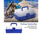 3 Layers Plastic Fishing Tackle Accessory Storage Holer Box For Lures Hooks