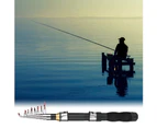 Small Sea Pole Portable Short Pole Ice Fishing Rod Mini Sea Fishing Tools 28049-100 (1.9M)